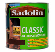 1lt Sadolin Classic Solvent Oil Based Woodstain Burma Teak