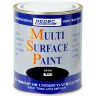 750ml - Bedec MSP Satin Black Paint