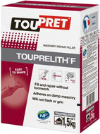 1.5kg Toupret Touprelith Grey Masonry Repair Filler