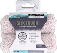5" Axus Decor Silk Touch Fine Finishing Mini Roller  Medium Pile 2-Pack