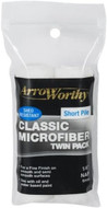 Arroworthy Classic 4" Microfiber Mini 2-Pack Short Pile Roller Sleeves