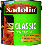 2.5lt Sadolin Classic Solvent Oil Based Exterior Wood Stain Burma Teak
