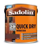 Sadolin Quick Dry Exterior Woodstain Teak 2.5 L
