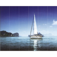 G45271 - Global Fusion Blue Yachts Galerie Wallpaper Mural