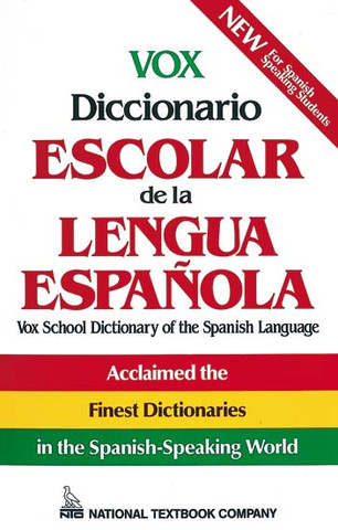 Vox diccionario escolar de la lengua española - Vox Student Dictionary of the Spanish Language