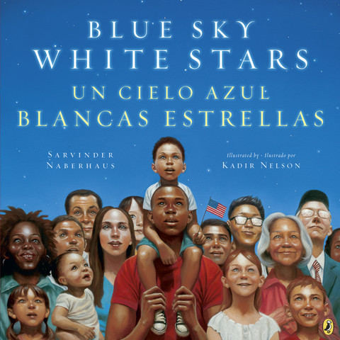 Blue Sky White Stars/Un cielo azul blanca estrellas