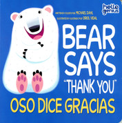Bear Says Thank You"/Oso dice gracias"