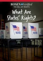 WHAT ARE STATES' RIGHTS?