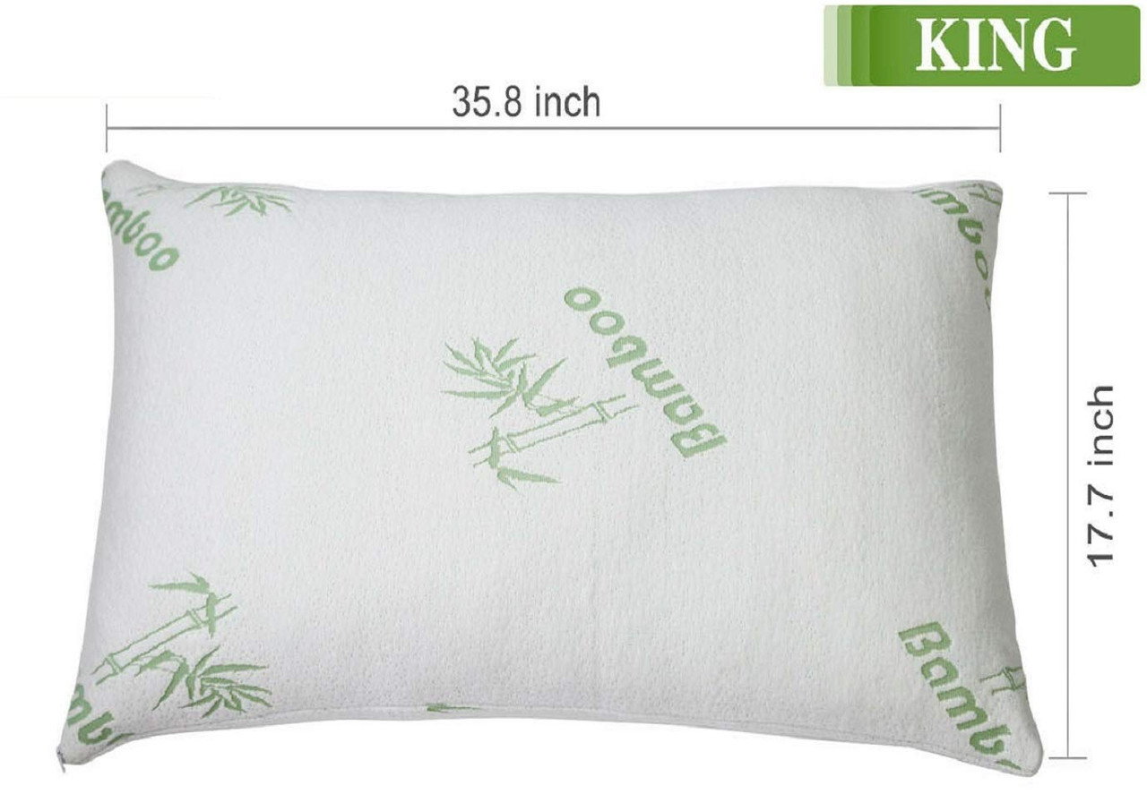 bamboo pillow size