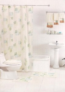 12pc Bath / Shower Accessories Set & 3pc Towels 902