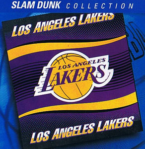 NBA Los Angeles Lakers BLANKET throw Raschel TWIN SIZE