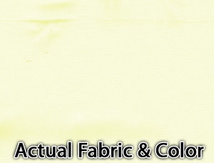 Voile Silk Satin Curtain With Attached Valance & Liner - Offwhite