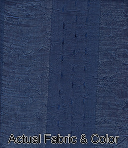 Window Curtains/Drapes Set w/Tab Headings+TieBacks Blue