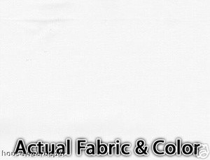 Voile Silk Satin Curtain With Attached Valance - White