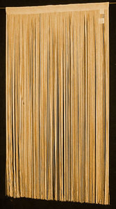 String Thread Stripe Corridor Curtain L.Gold 40" x 99"