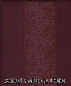 NEW -Window Rings Curtains / Drapes Set  Burgundy Color