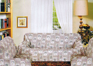 Sofa Loveseat Chair Slipcover slip cover Set Palm Tree