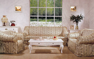 Sofa Loveseat Chair Slipcover slip cover Set -Champagne