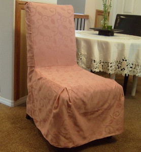 1 Pc. Dining Room CHAIR Furniture SLIPCOVER FIT - Pink