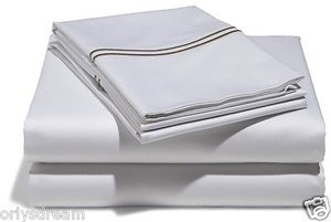 "MADISON HOME" 500-Thread-Count 100% Cotton Hotel Stitch Sateen Sheet Set - KING