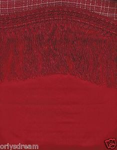 New Elegant Curtain / Drape Set +Valance +Backing +Tie Backs "Marisol" BURGUNDY