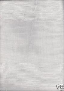 New Premier Collection Elegant 2 Panels Curtain / Drape Set "Carla" - WHITE