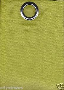 2 Panels Grommet Polyester Curtain Drape Window Covering Panel New - Solid GREEN