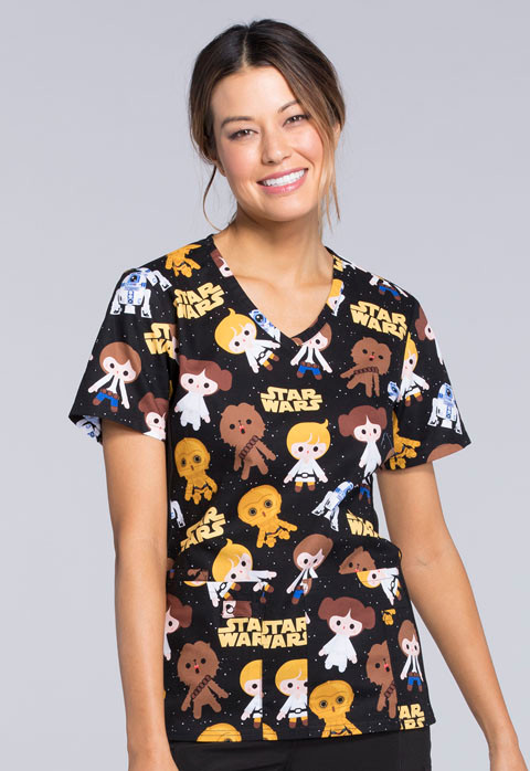 peter pan scrub top
