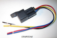 30 AMP Automotive Relay - 12" Socket & Pigtail (PLASTIC TAB)