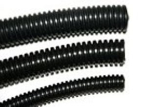 1/4" Diameter Split Loom Conduit - Black Polyethylene