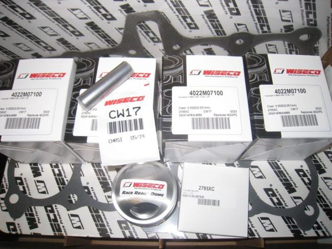 Wiseco Piston Kit, Kawasaki KZ, KZ900, KZ1000, Z1R, Z2R, Wiseco Big Bore  1045cc Piston Kit, K1045