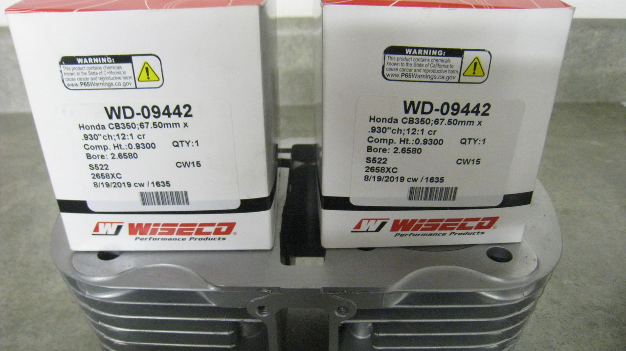 Wiseco Ring Set 67.50mm 2658XC