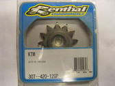 Renthal Ultralite Front Sprocket 307-420-12GP, KTM65 SX 98-08, KTM60 98-00