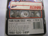 Renthal Ultralite Front Sprocket 289U-520-14GP, Kawasaki KX KLX, Yamaha YZ WR