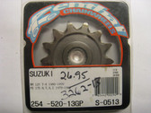 Renthal Ultralite Front Sprocket 254-520-13GP, Suzuki RM125 80-07, PE175 79-82