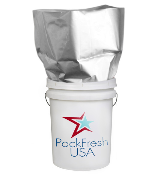 5 Gallon 7 Mil Heavy Duty Mylar Food Storage Bags | PackFreshUSA
