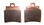 Arctic Cat 250 / 300 DVX Rear Brake Pads '06-'15 09-5534JL, 3304-697