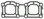 Athena Yamaha 700 / 760 Exhaust Gasket 007-465, 62T-14613-00-00, 62T-14613-01-00