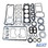 WSM Complete Gasket Kit Kawasaki 1500 Ultra 310 - '14-24 - 007-646-04