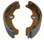 WSM Yamaha 350 Big Bear 1987-1988 Front Brake Shoes 09-2156E, 2HR-W2535-10-00