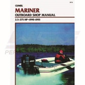 CLYMER - Service Manual Mariner 2.5 - 275 Hp 90-93 - B715