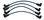 JOHNSON EVINRUDE IGNITION WIRE SET DOUBLE BOOTED 90-115 HP 60 DEGREE 368-4922