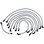 SIERRA WIRES, IGNITION SET OMC 5.0L / 5.8L - 18-8806-1