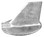 TECNOSEAL TRIM ANODE YAMAHA 150 - 200 HP LEFT HAND 450-01144, 6K1-45371-00-00