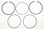 WSM 500 King Quad Ring Set 51-610-05 - .50mm SIZE ONLY - OE 12140-03G20