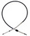 WSM SeaDoo 800 / 951 GSX RFI RX Steering Cable 002-046-02, 277001321, 277000841