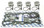 WSM Yamaha 1800 '09-'23 Top End Rebuild Kit 010-874-11P .010 NON SUPERCHARGED