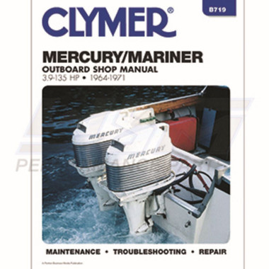 CLYMER - Service Manual Mercury / Mariner 3.9 - 135 Hp 64-71 -  B719