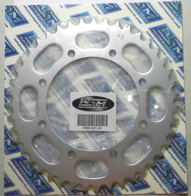 WSM Sprocket, Rear Kawasaki 650 KLR 87-18 - RSK-037-43, 42041-1260