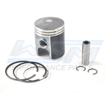 WSM Piston Kit Kawasaki / Suz 80 KFX LT 87-06 1mm Over - 50-249-07K, 12100-40B00